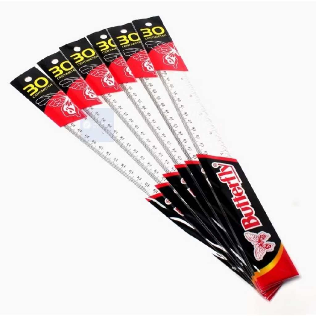 

AS888 - Penggaris 30 Cm Butterfly ISI 1 PCS