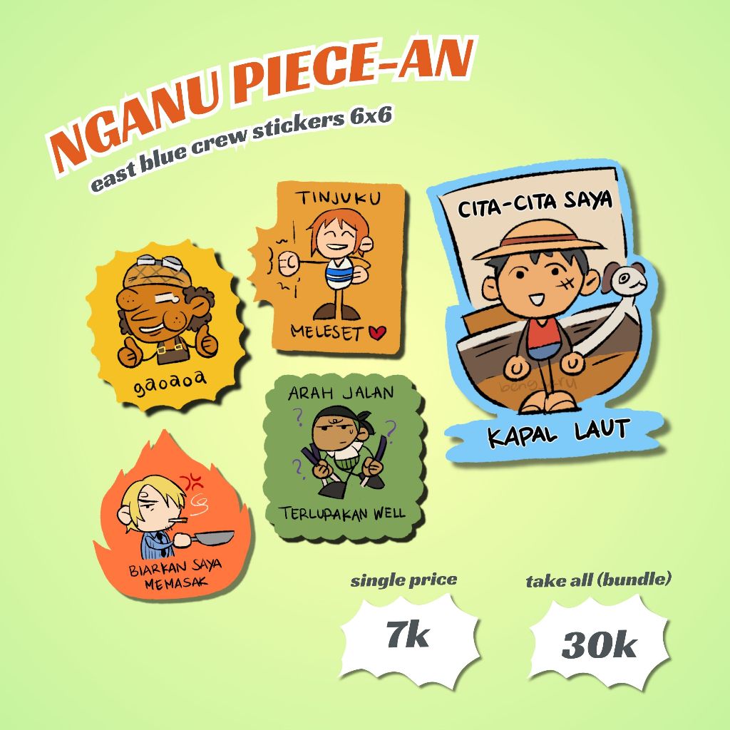 

[bengskru] One Piece East Blue Stickers