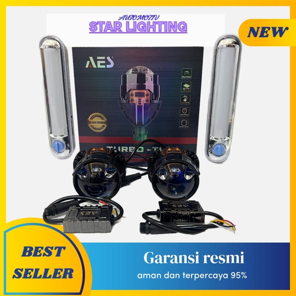 Biled Bi-laser Projector AES Turbo TIR 2.5 Inch 75 Watt Double Laser System