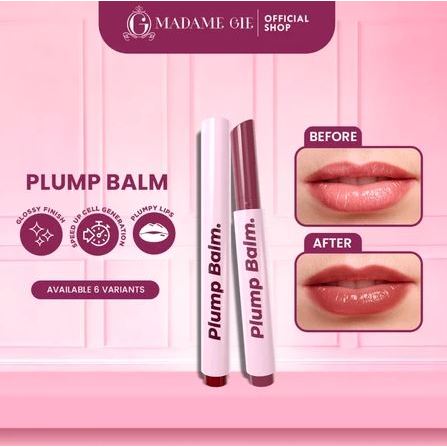 LIP BALM MADAME GIE - MADAME GIE PLUMP BALM - LIP GLOSS MADAME GIE PLUMP BALM