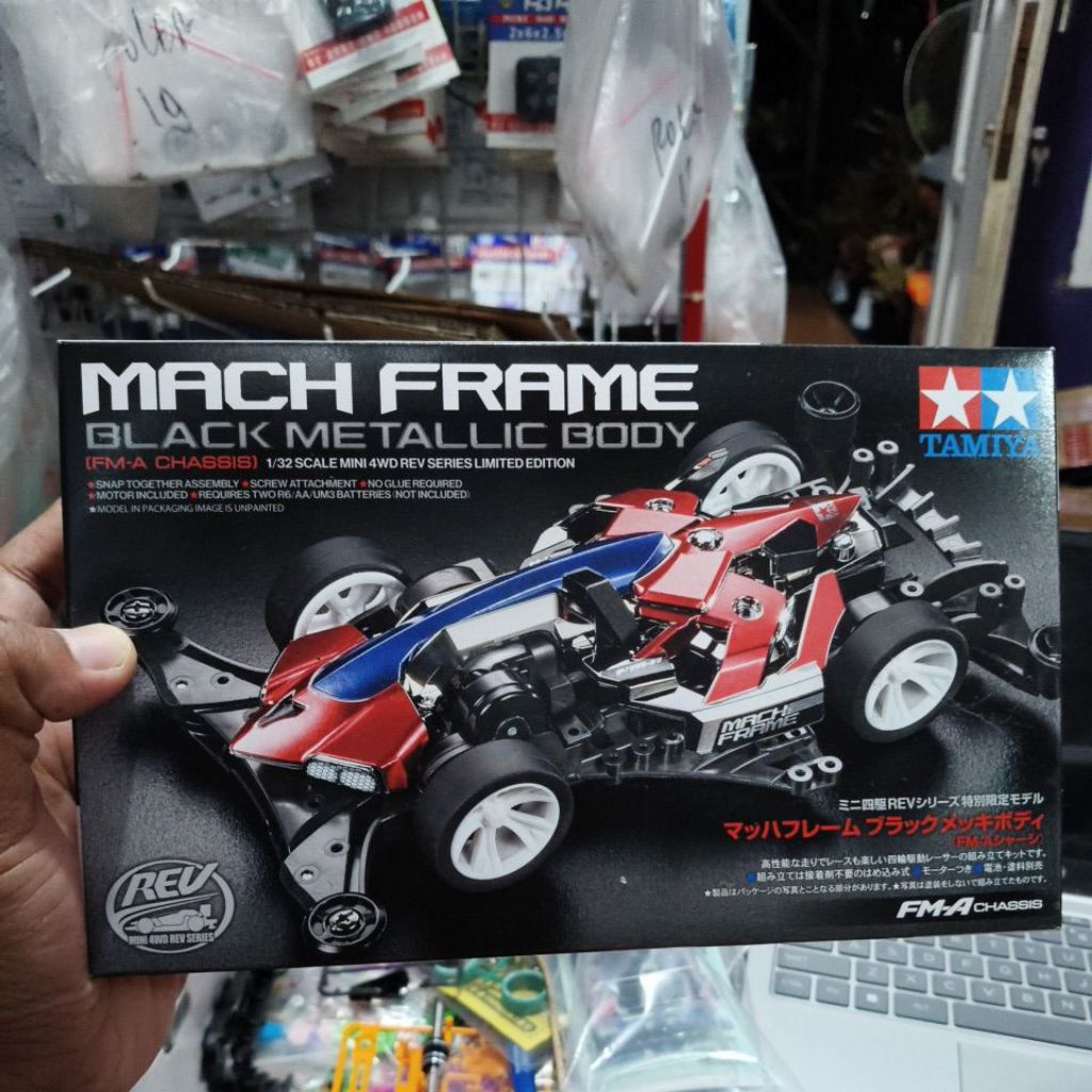 TAMIYA 95673 MACH FRAME BLACK METALLIC BODY ( FMA FM-A CHASSIS ) LIMITED EDITION