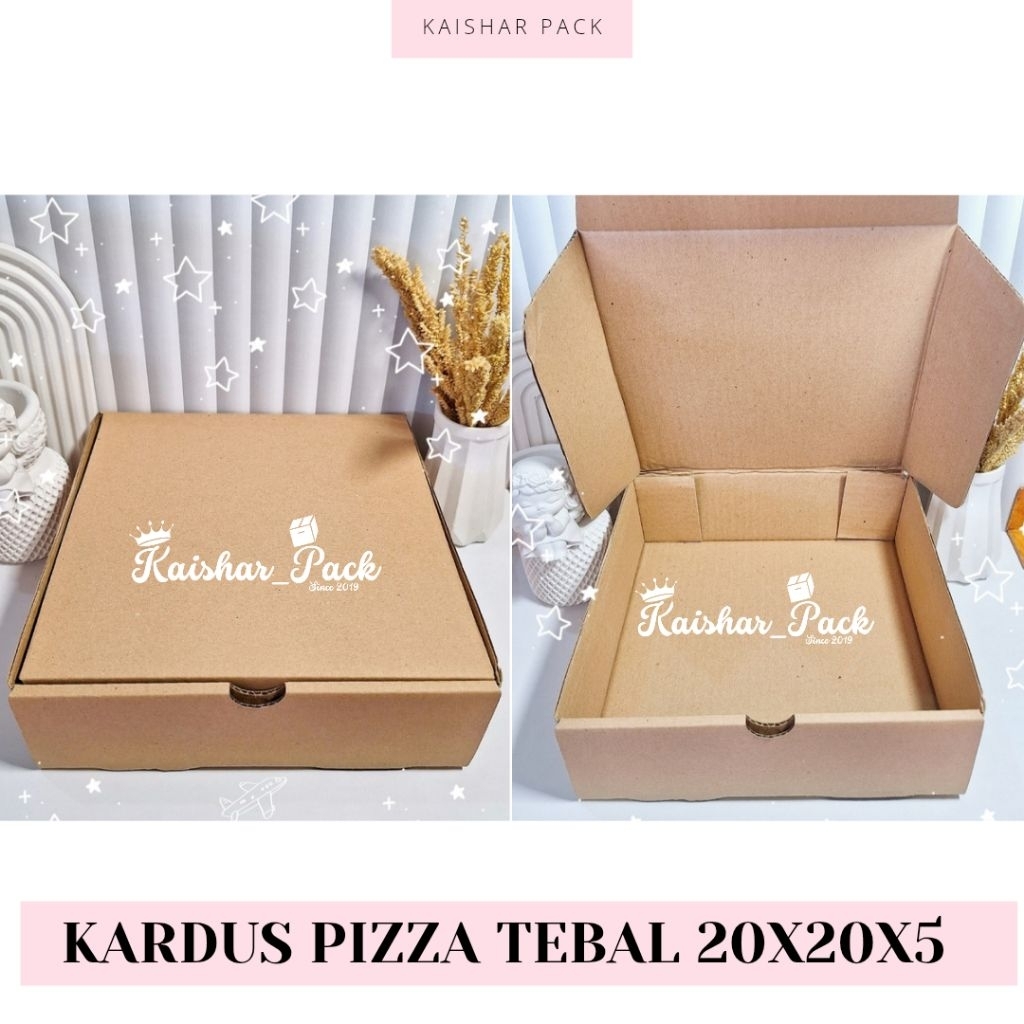 

KAISHAR - KARDUS PACKING PIZZA 20X20X5 dan 20X20X7 / PIECES