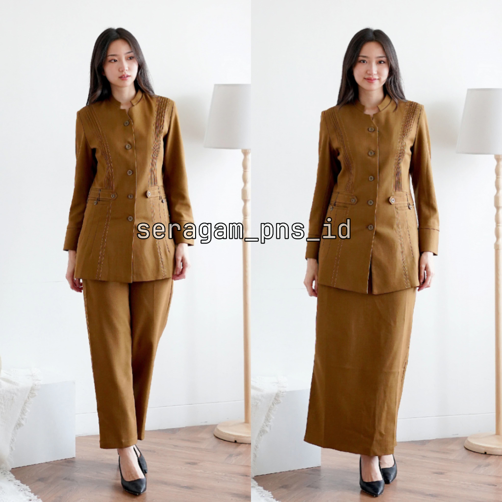 Blazer Wanita / Baju PDH PNS Wanita / Seragam Pemda Wanita / Baju PNS Wanita / Blazer PNS / Baju Gur