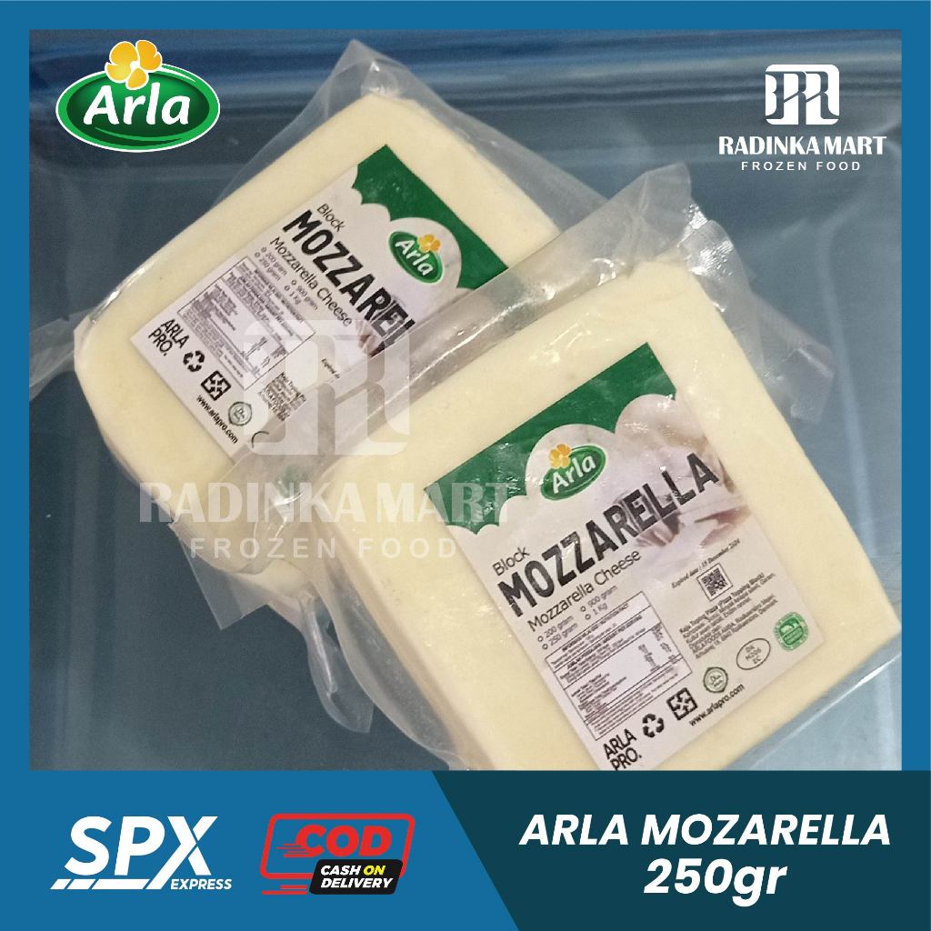 

Arla Mozarella Cheese 250gr - Keju Mozzarella Arla exp terbaru