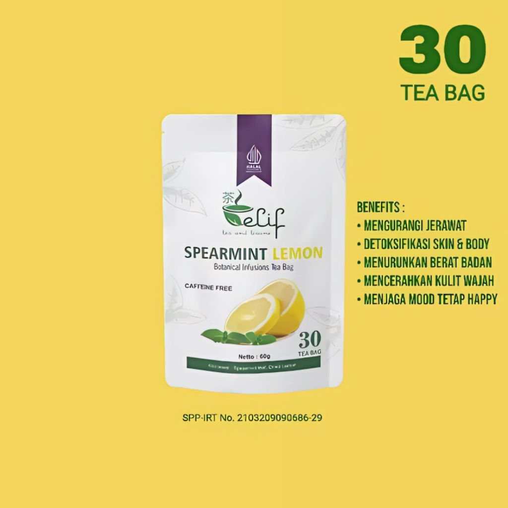 

Teh Spearmint Lemon Tea 30 Bag