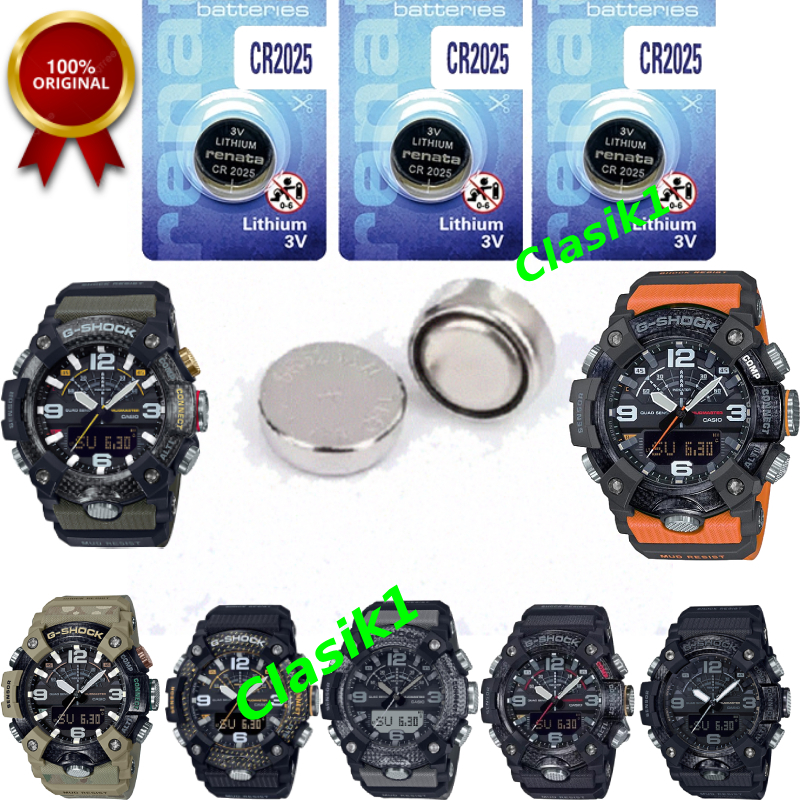 Baterai Ori jam tangan casio G-shock GG-B100 (All Series) Batu baterai gshock GGB100 GG B100 Renata