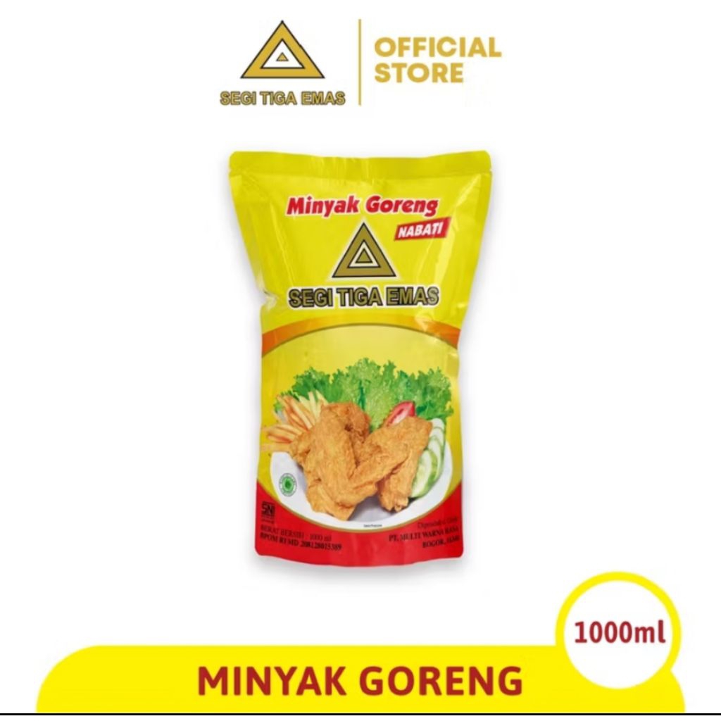 

minyak goreng segitiga emas 1 liter