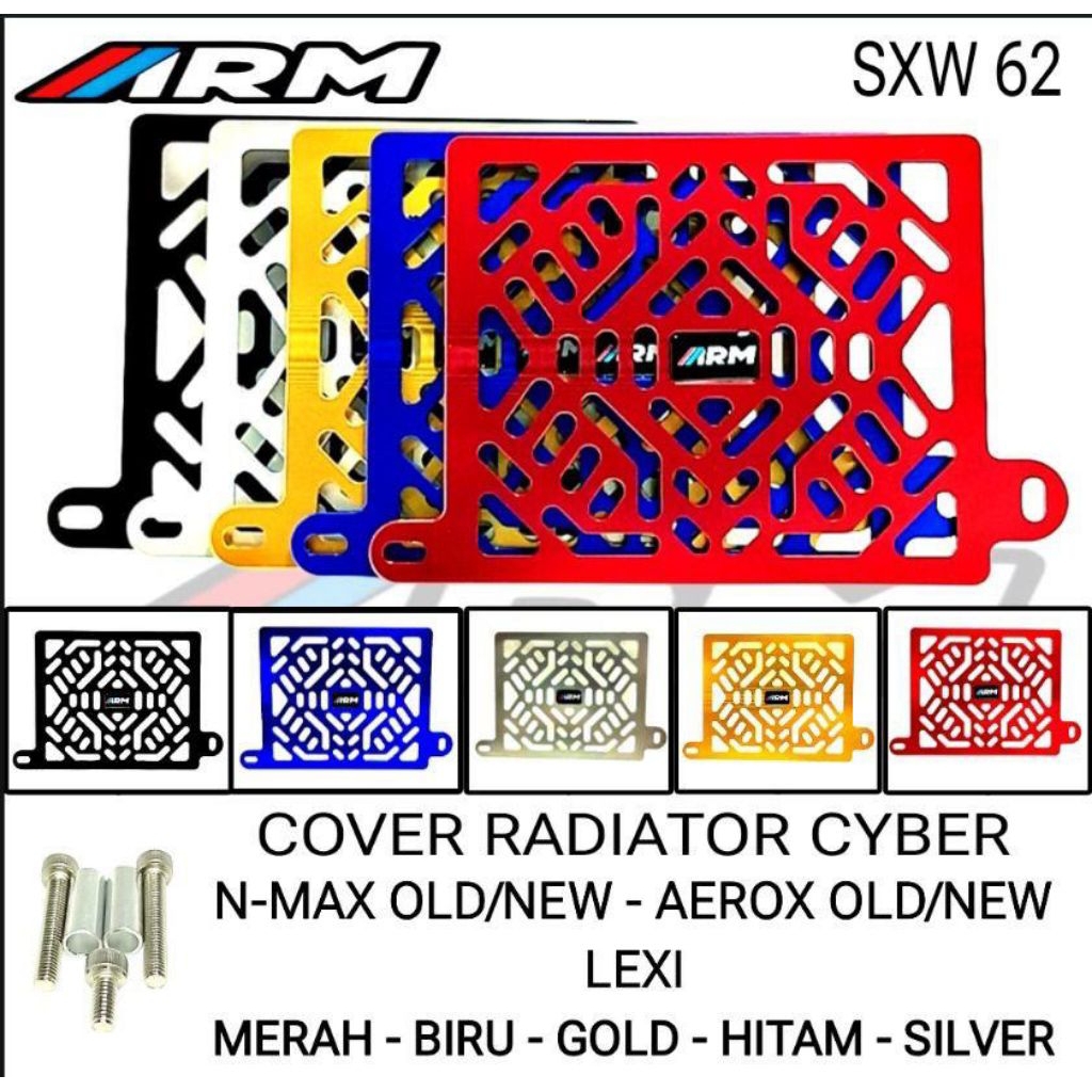 Cover Radiator Cyber ARM NMax Old/New Aerox Old/New Lexi
