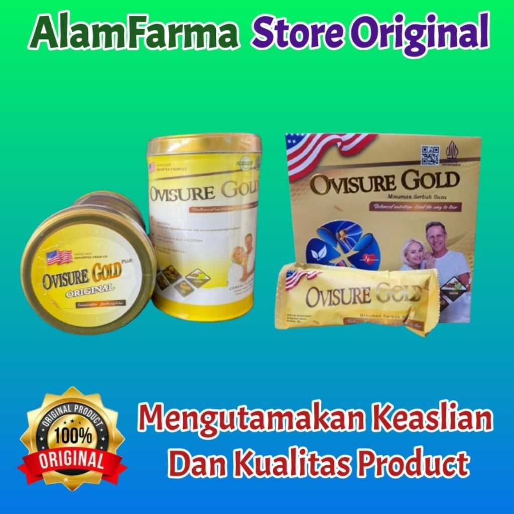 

Ovisure Gold Susu Tulang sendi Multi khasiat paket hemat