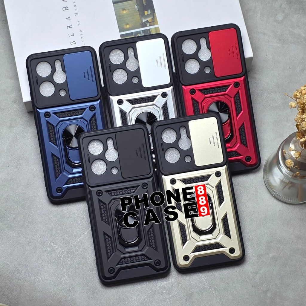 REALME 14 5G REALME 14T CASE TRANSFORMER SLIDE RING REALME 14 5G REALME 14T