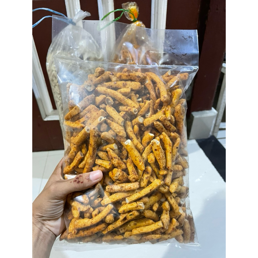 

[Ready Aceh] Basreng stik pedas sedang dengan daun jeruk super renyah