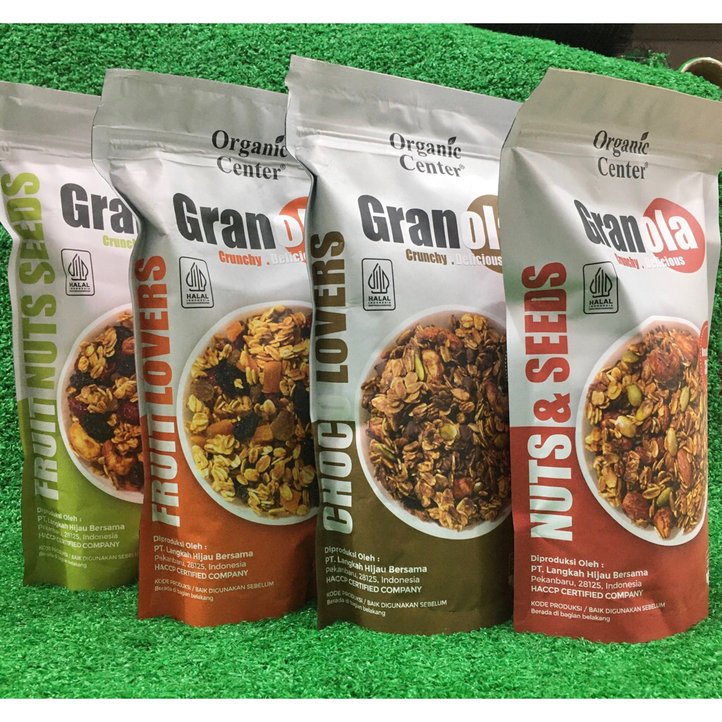 

Organic Center Granola For Breakfast Sarapan 350ml Lokal HALAL