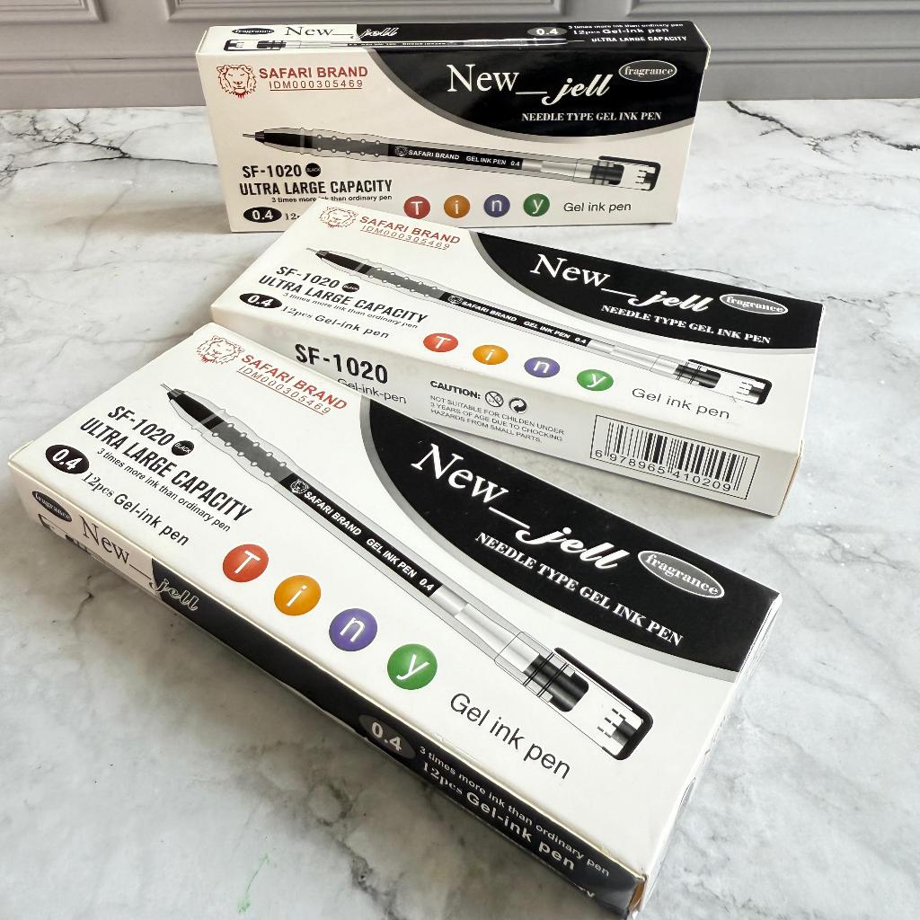 

SELUSIN ( 12 PCS ) New Gel Safari Brand SF-1020 0.4mm