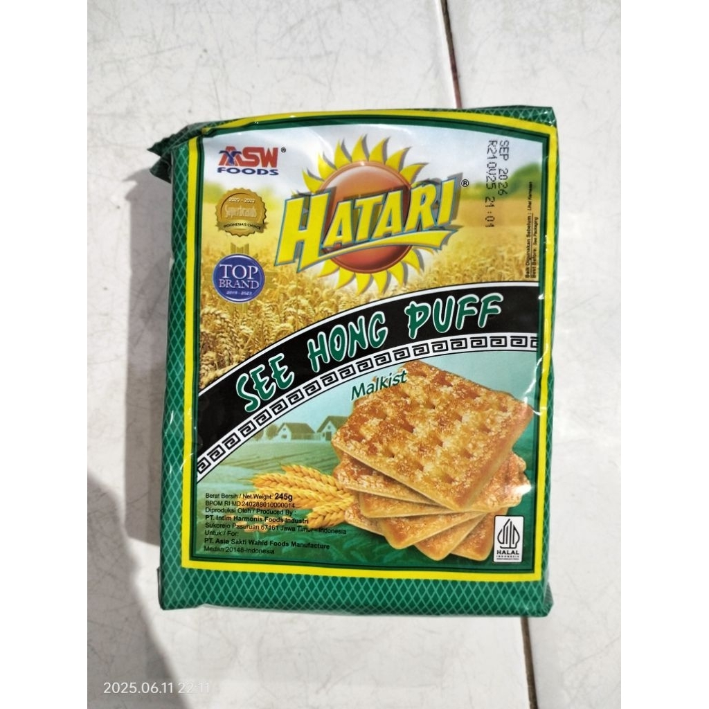 

Biskuit Hatari Malkist || berat bersih 245 gram ||