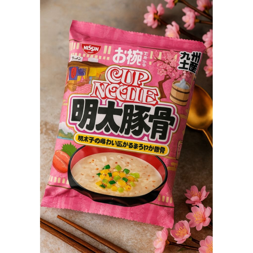 

MIE NISSIN CUP NOODLE MENTAIKO 28 GRAM (NON HALAL)