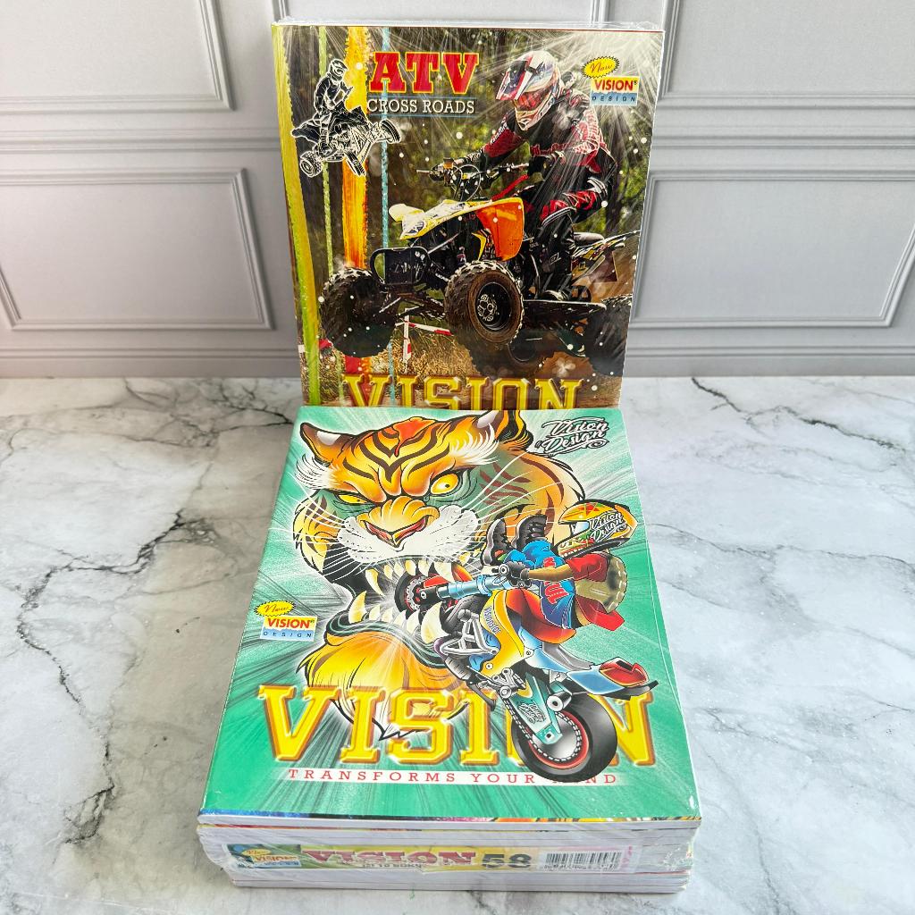 

SATU PACK ( 10 BUKU ) Buku Tulis Vision 58 Lembar