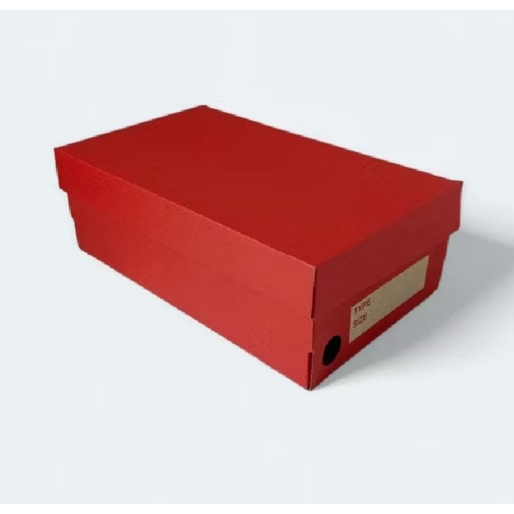 

box polos merah .ukuran 30.5x19x11