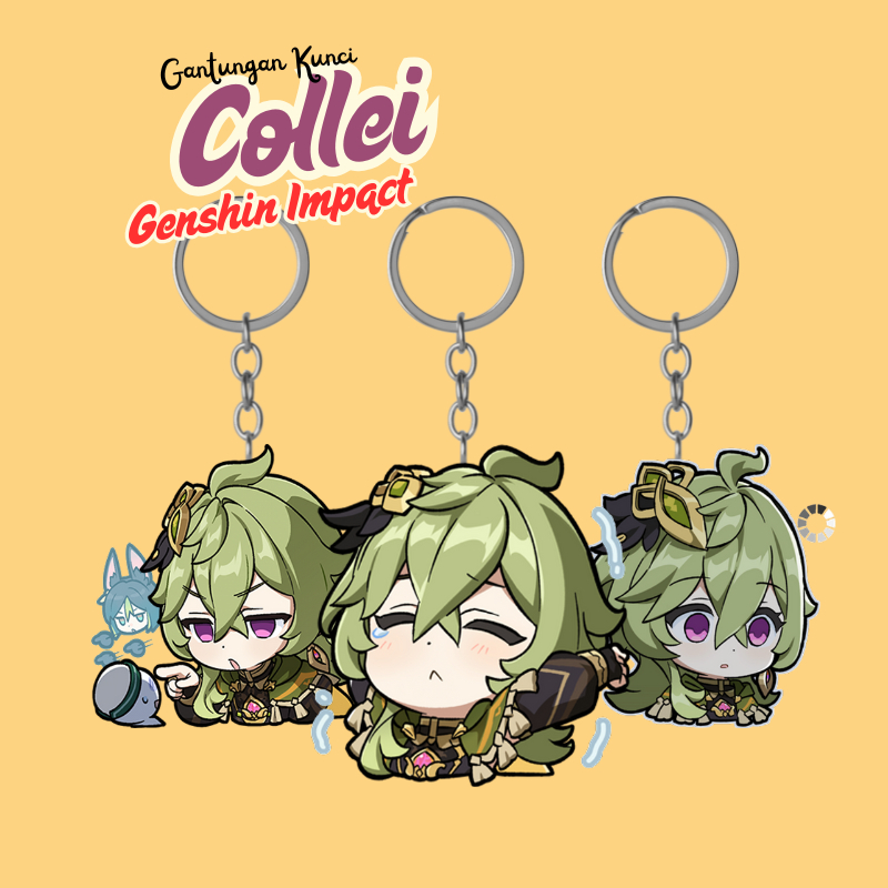 

Ganci Collei Genshin Impact | Gantungan Kunci Akrilik UV 2 Sisi Cutting Laser Premium | Keychain Merch Genshin Impact Collei