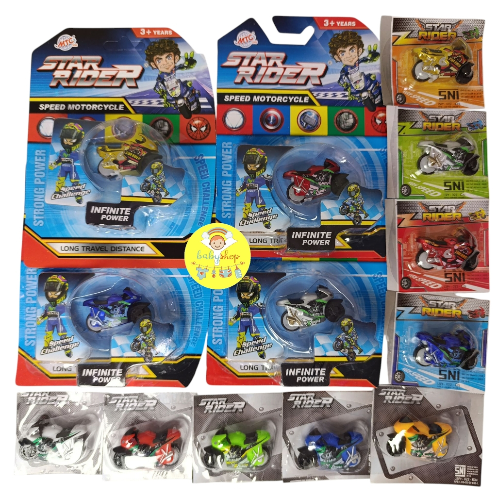 Mainan Motor Balap Mini Moto GP Spin Go MC 204 / MC 298