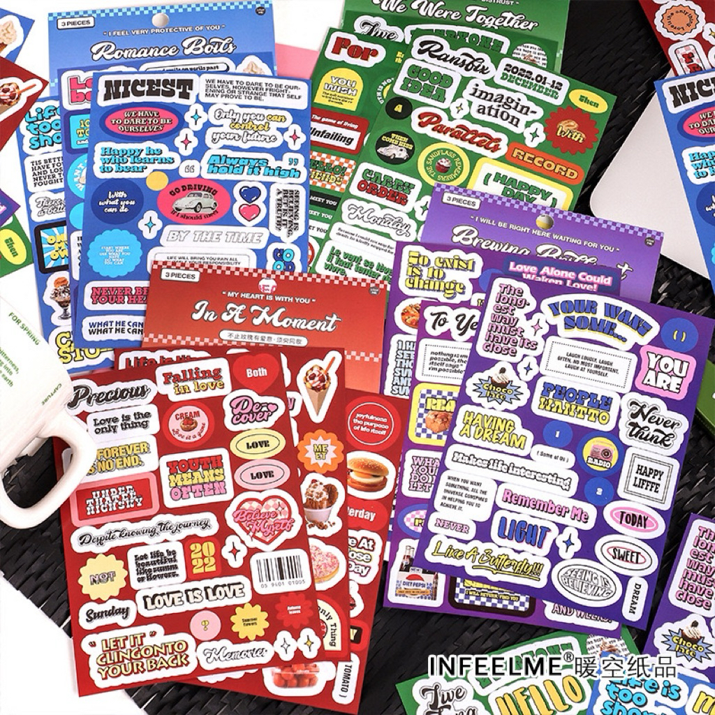 

[B929] Infeel.me Lebih Dari Seri Cinta Mawar Stiker Perekat Diri Gaya Korea Bahan Buku Catatan Teks Gaya Ins Juminocore