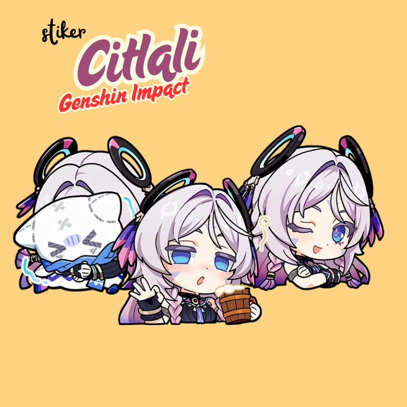 

Stiker Citlali Genshin Impact | Sticker Ciltali Genshin Vinyl Glossy Anti Air