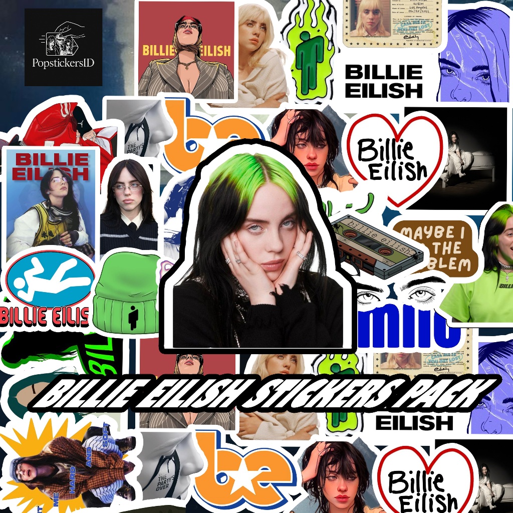 

Billie Eilish Stickers Pack 20pcs – Stiker Aesthetic Laptop & Case HP Tumblr