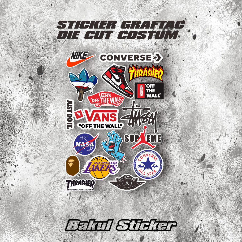 

STICKER PRINT DIE CUT COSTUM SESUKAMU