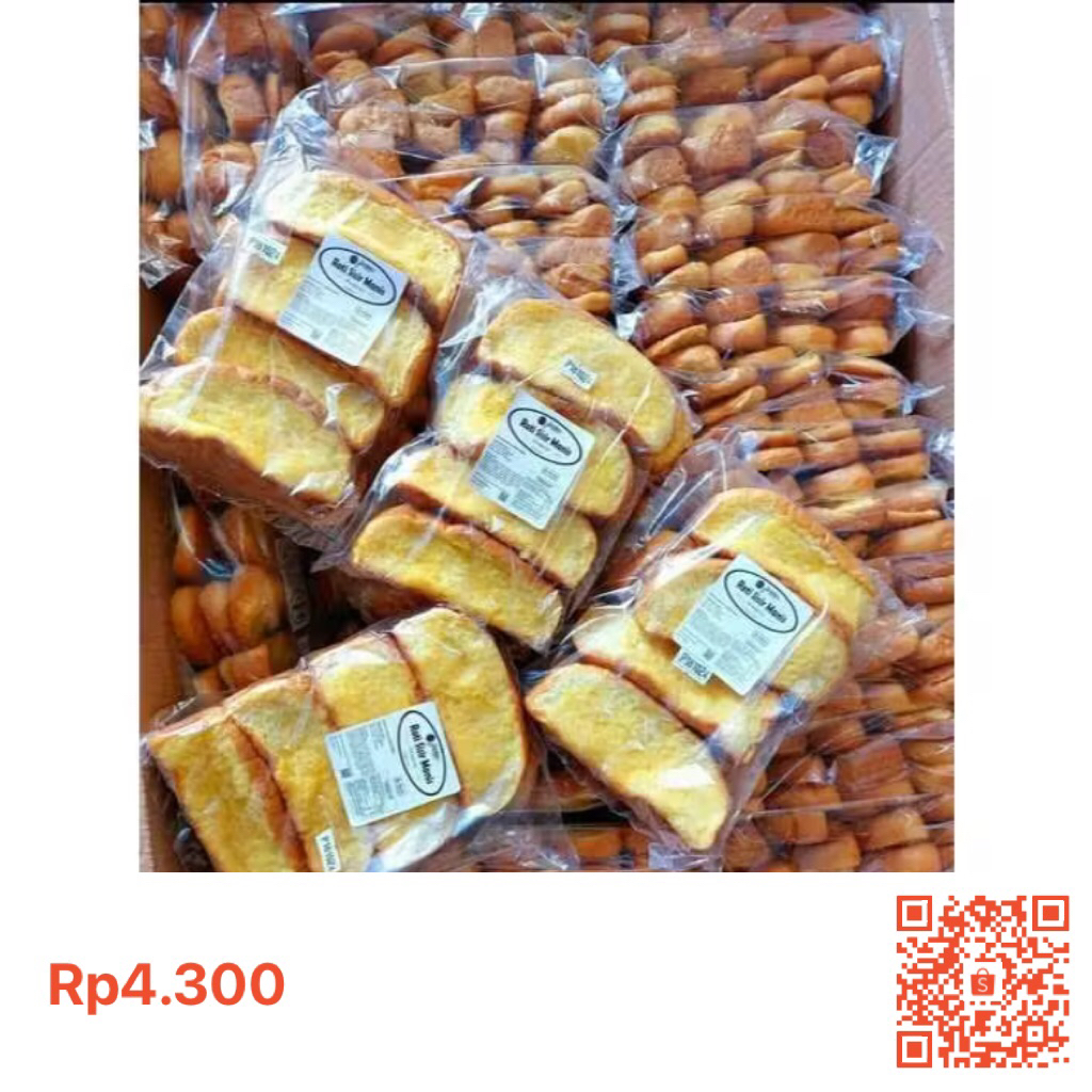 

ROTI SISIR JORDAN PINGGIRAN (isi 20 slice)