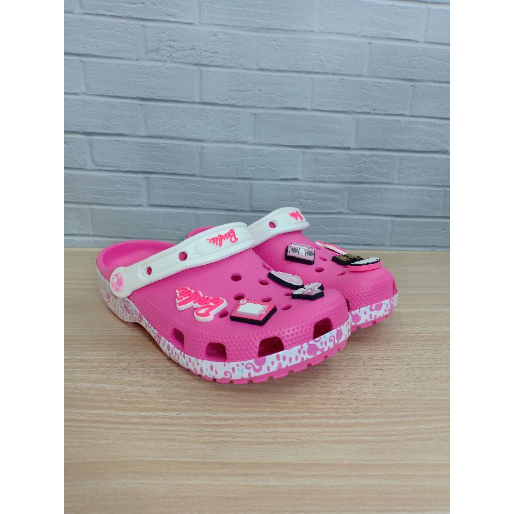 crocs clasic barbie kids/sendal crocs anak barbie