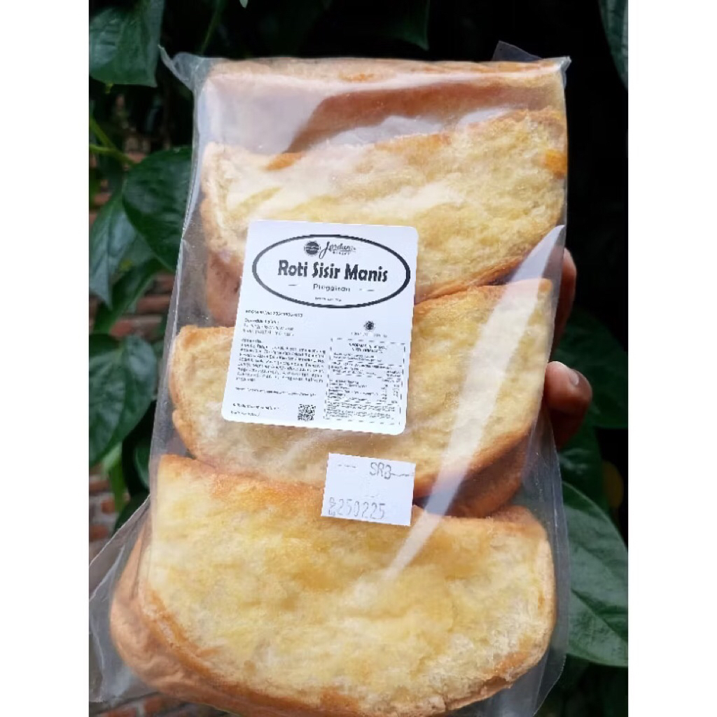 

ROTI SISIR JORDAN PINGGIRAN (isi 12 slice)