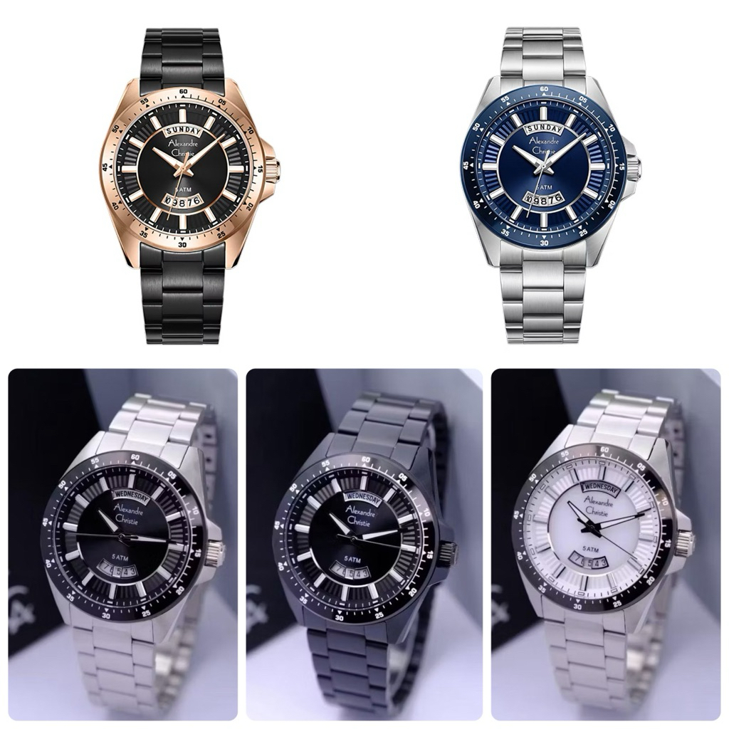 Ac 6678 JAM TANGAN PRIA ALEXANDRE CHRISTIE AC6678