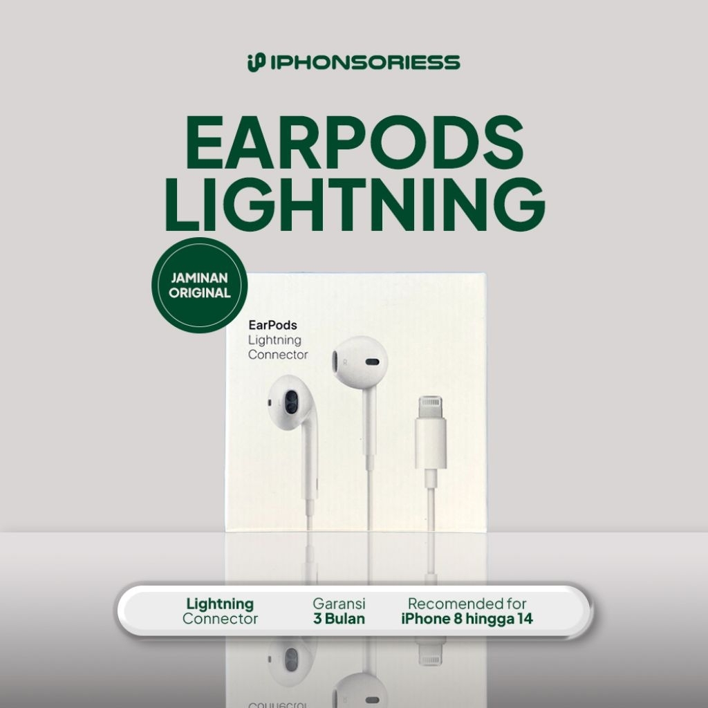 Headset Earpods Lighting & USB-C EarPods 100% Original
