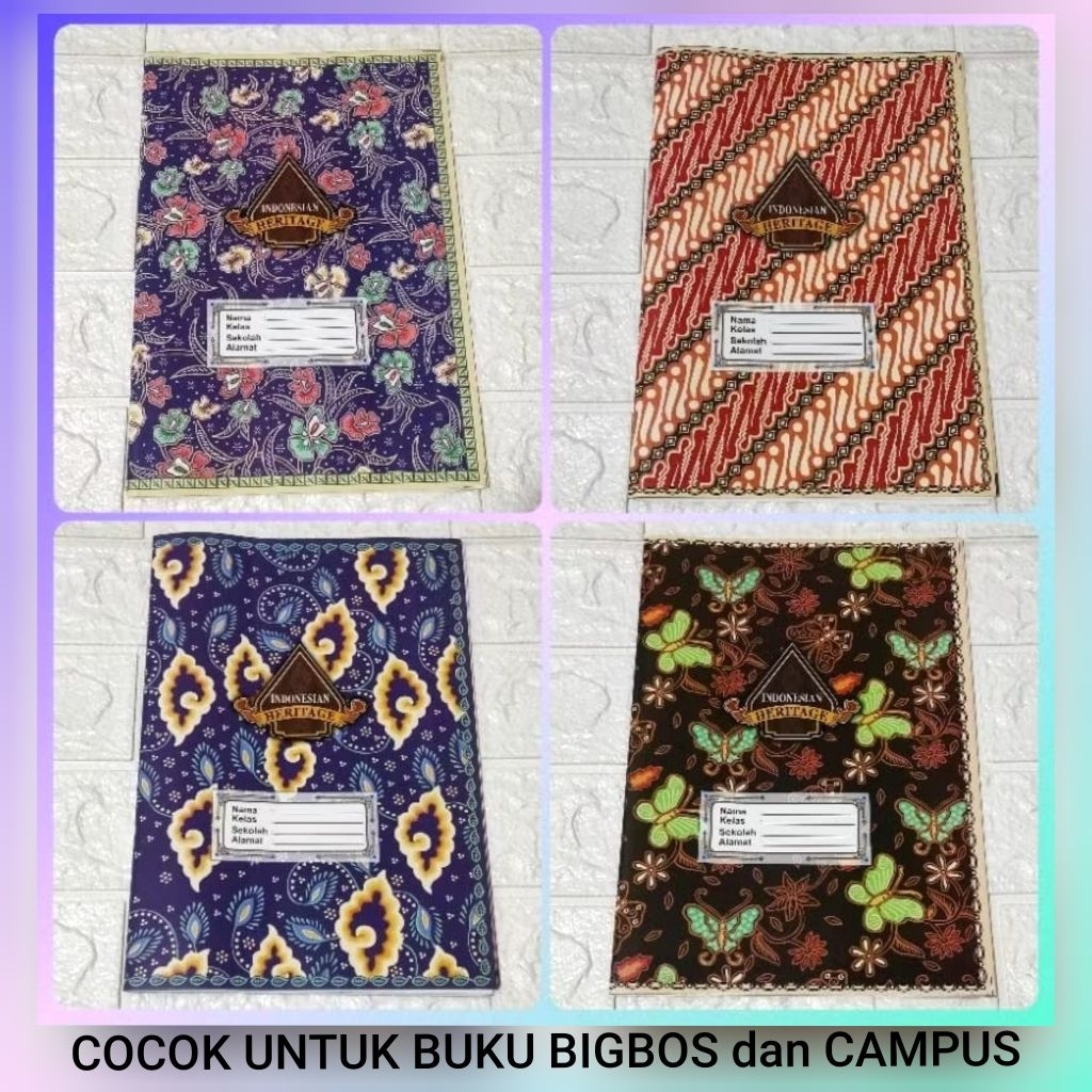 

Sampul Buku Ukuran Boxy 20 lembar - Sampul Buku Besar - Sampul Buku Motif Batik