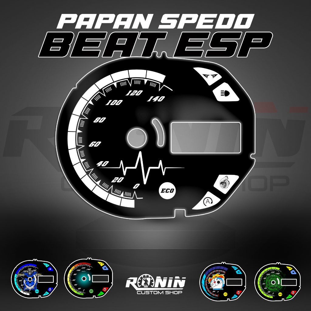 BISA CUSTOM PAPAN SPIDO PANEL SPEEDOMETER PAPAN SPEDO BEAT ESP 2018 (BISA CUSTOM)