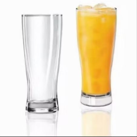 Gelas jus polos/Gelas kaca H1/gelas tinggi polos isi 6pcs