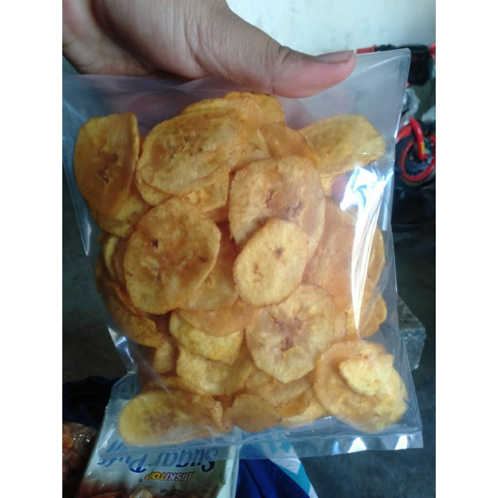 

keripik pisang raja nangka enak manis dan gurih kemasan 250gr