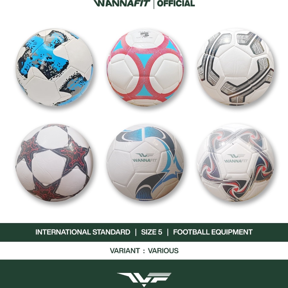 WANNAFIT Bola Sepak Size 5  Alat Olahraga