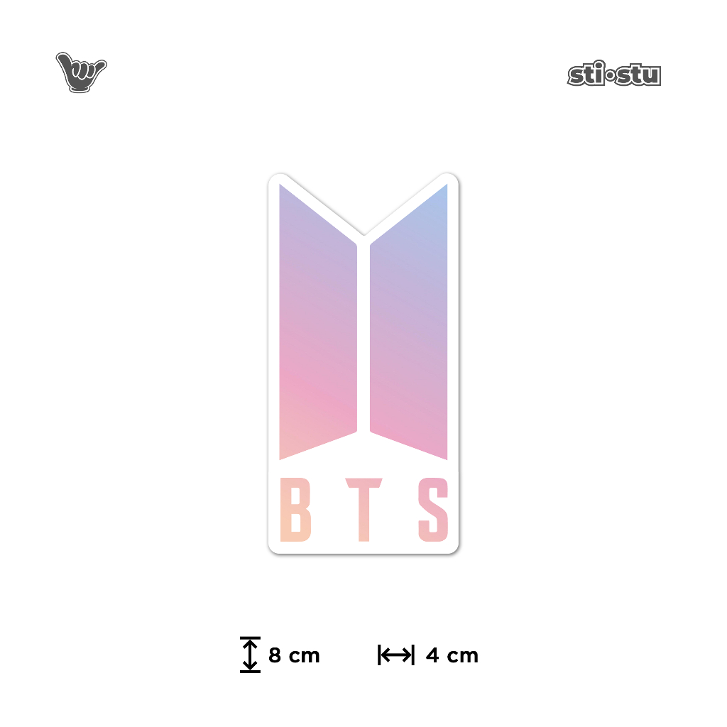 

Sticker BTS - Logo BTS | Sticker Kpop | Sticker Band | Sticker Vinyl
