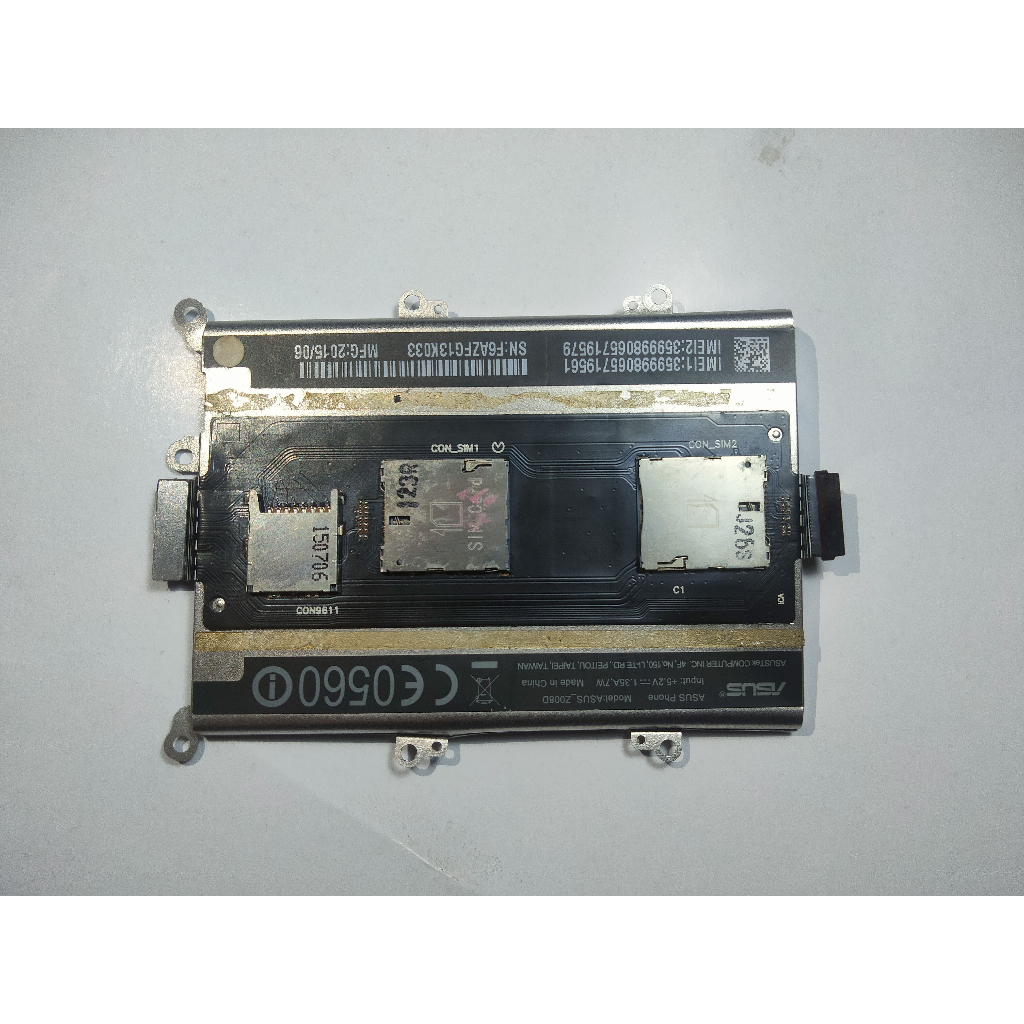 FLEXIBLE SIMCARD + BRACKET BATERAI ASUS ZENFONE 2 LASER Z00RD