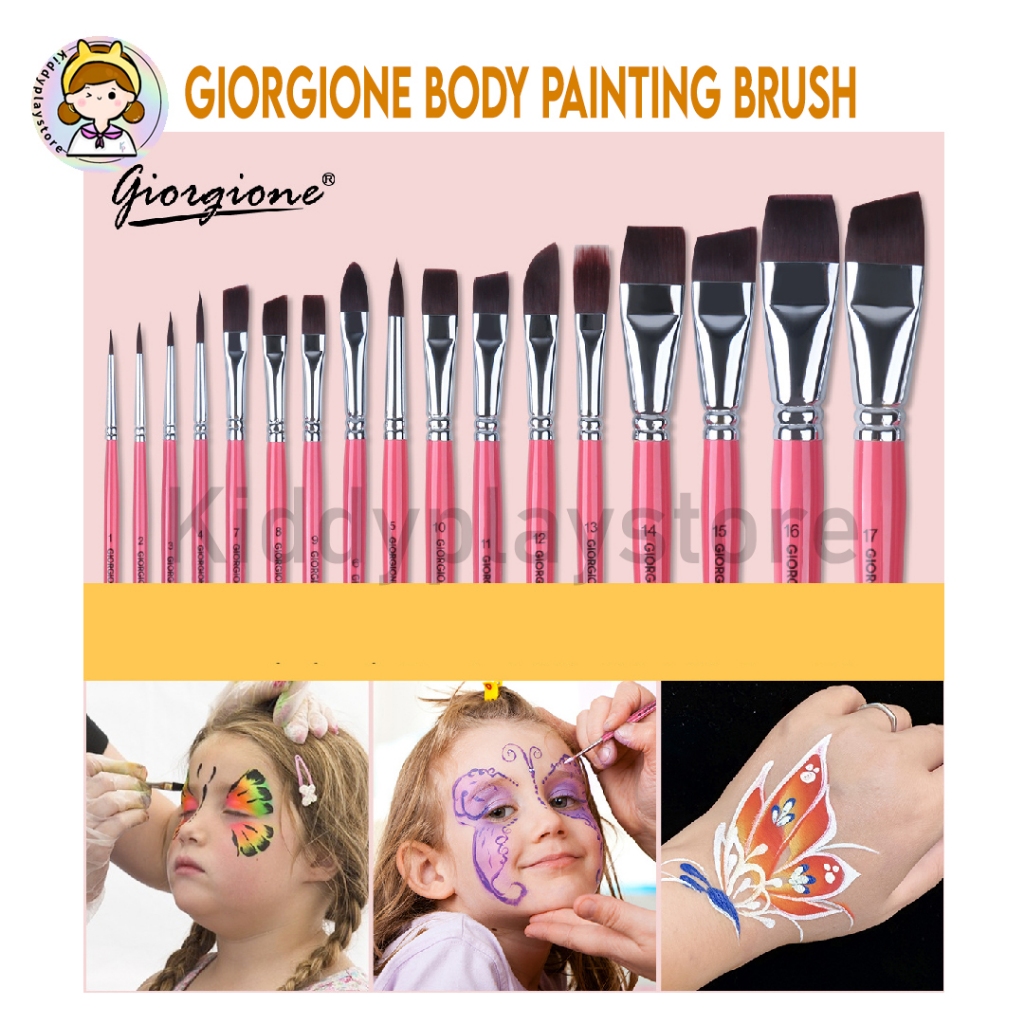 

Giorgione Body Painting Brush Pena Cat Tubuh Pink G-BP Satuan