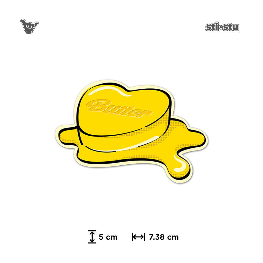 

Sticker BTS - Butter | Sticker Kpop | Sticker Band | Sticker Vinyl