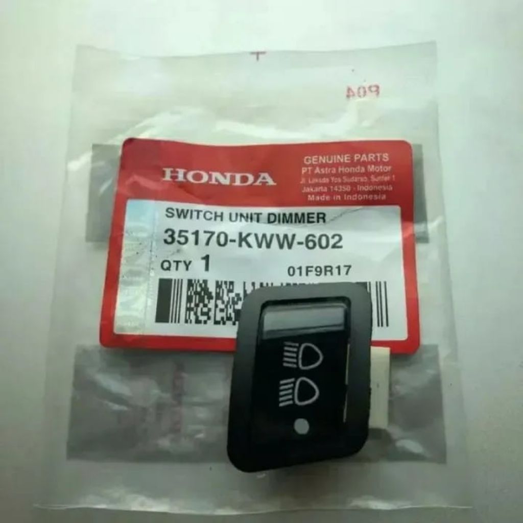TOMBOL/SAKLAR DIM 3 TITIK HONDA BEAT fi,REVO