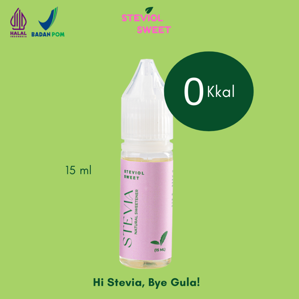 

Steviol Sweet Stevia Pemanis Alami 0 Kalori - Kemasan Pink 15mL