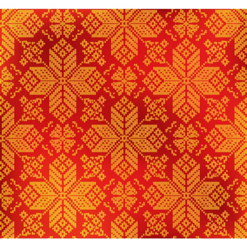 Emblem Gold / Kuncian Undangan Trifold