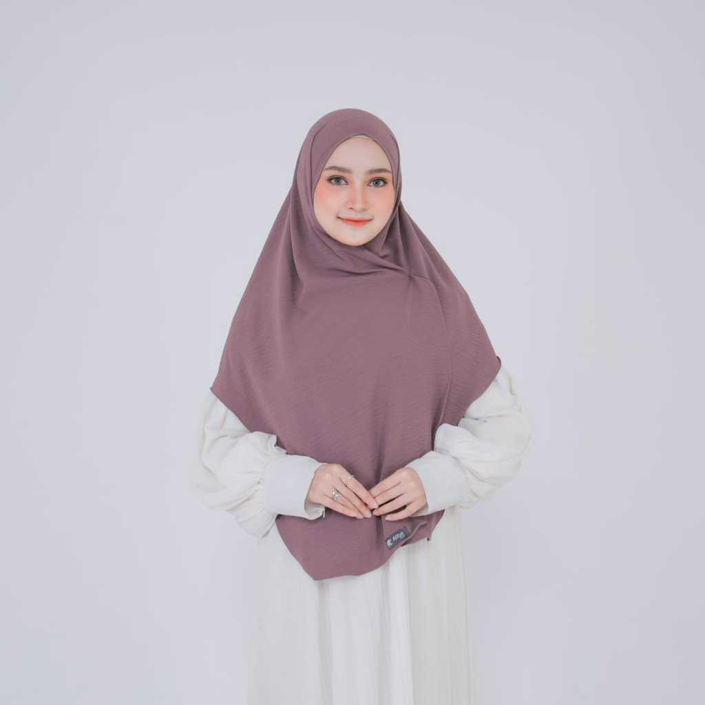Pashmina Jumbo Curve Oval Crinkle Airflow • Pasmina oval • Pasmina Curve Malaysia Syari