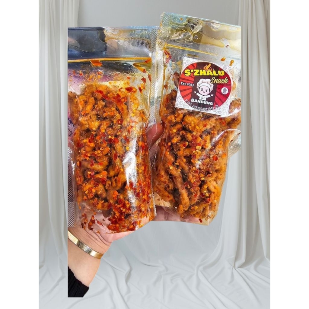 

Keripik Usus Pedas S' zhalu
