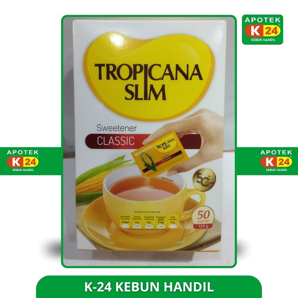

TROPICANA SLIM SWEETENER CLASSIC 50 SACHET