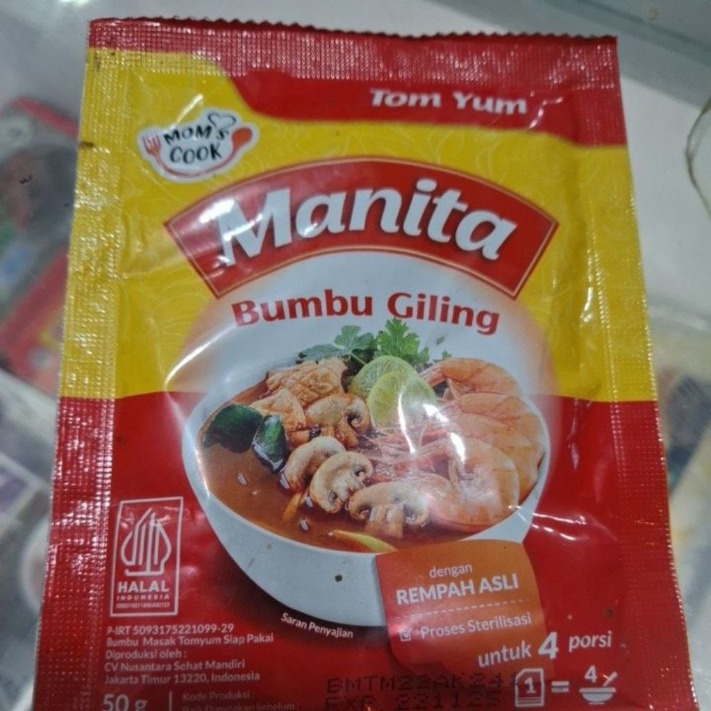 

Manita tom yum 50 G