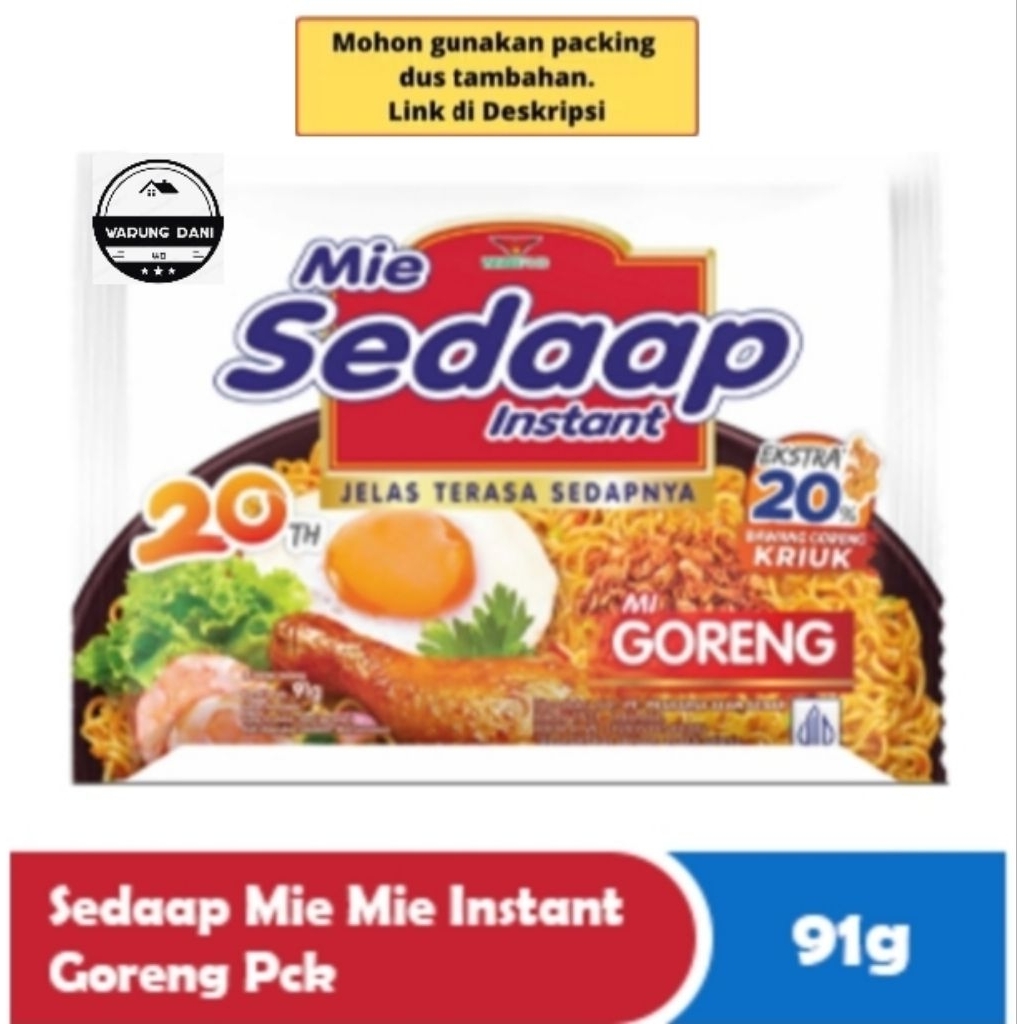 

Mie Sedaap Goreng Mie Instan Goreng 91g