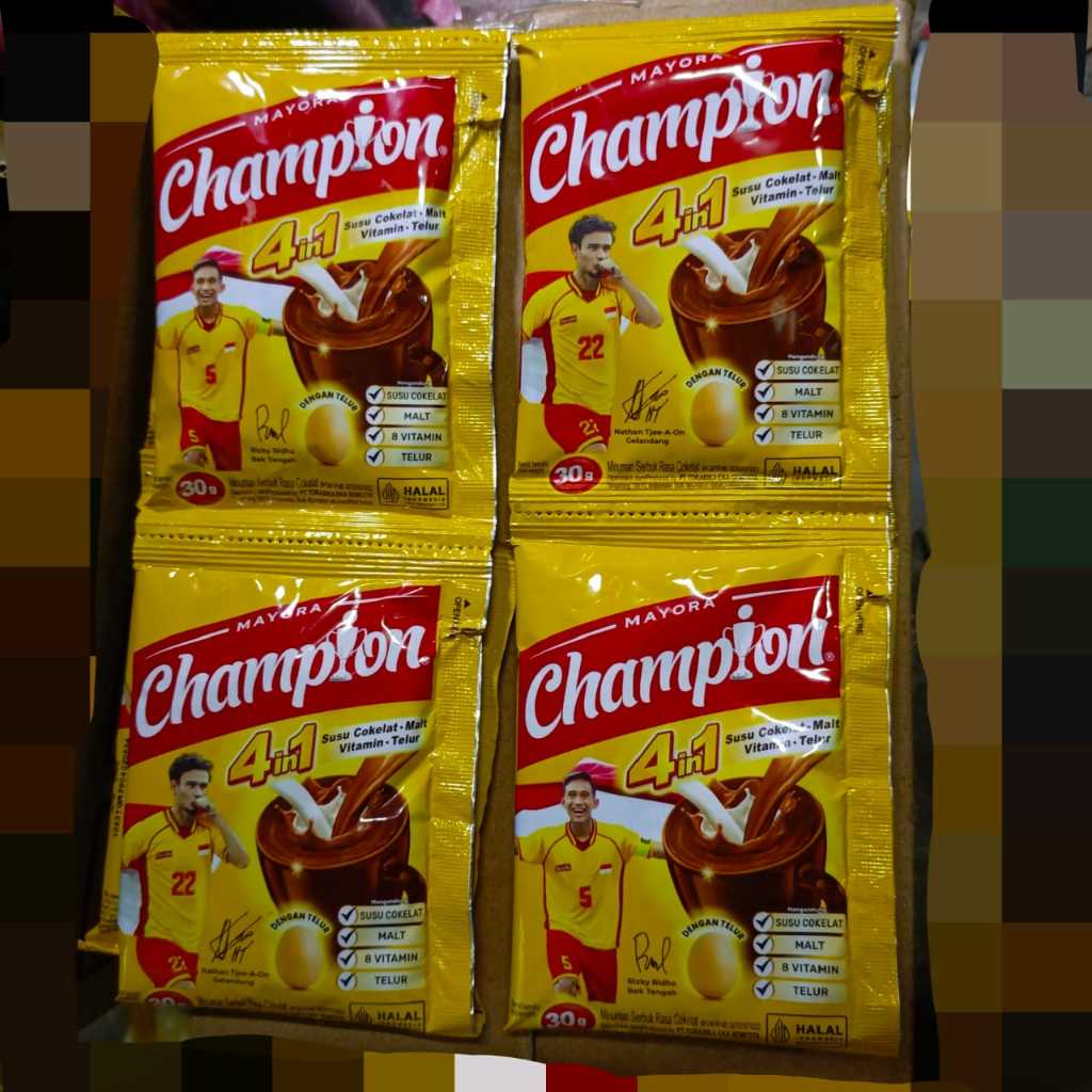 

Energen Champion 1 renteng isi 10 sachet